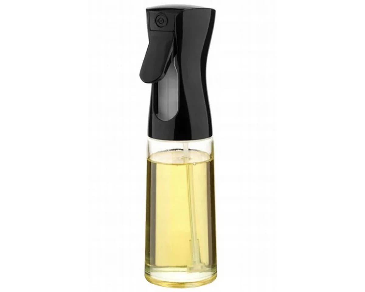 R2 Invest Ölspender Sprüher 200 ml Glasflasche Schwarz - Bild 2