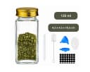 R2 Invest Gewürzglas Set 24-tlg. 120ml Glas mit Deckel Bild 1