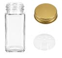 R2 Invest Gewürzglas Set 24-tlg. 120ml Glas mit Deckel Bild 4