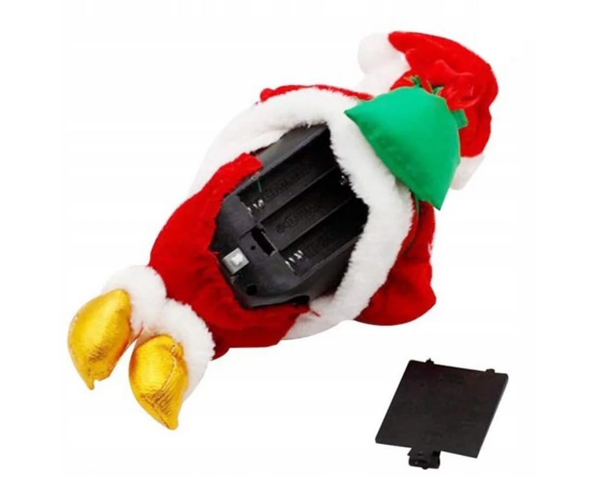 R2 Invest Kletternder Weihnachtsmann mit Musik und Bewegung