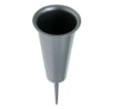 Florists Products Bodenvase Elegante Friedhofsblumenvase Silber Bild 3