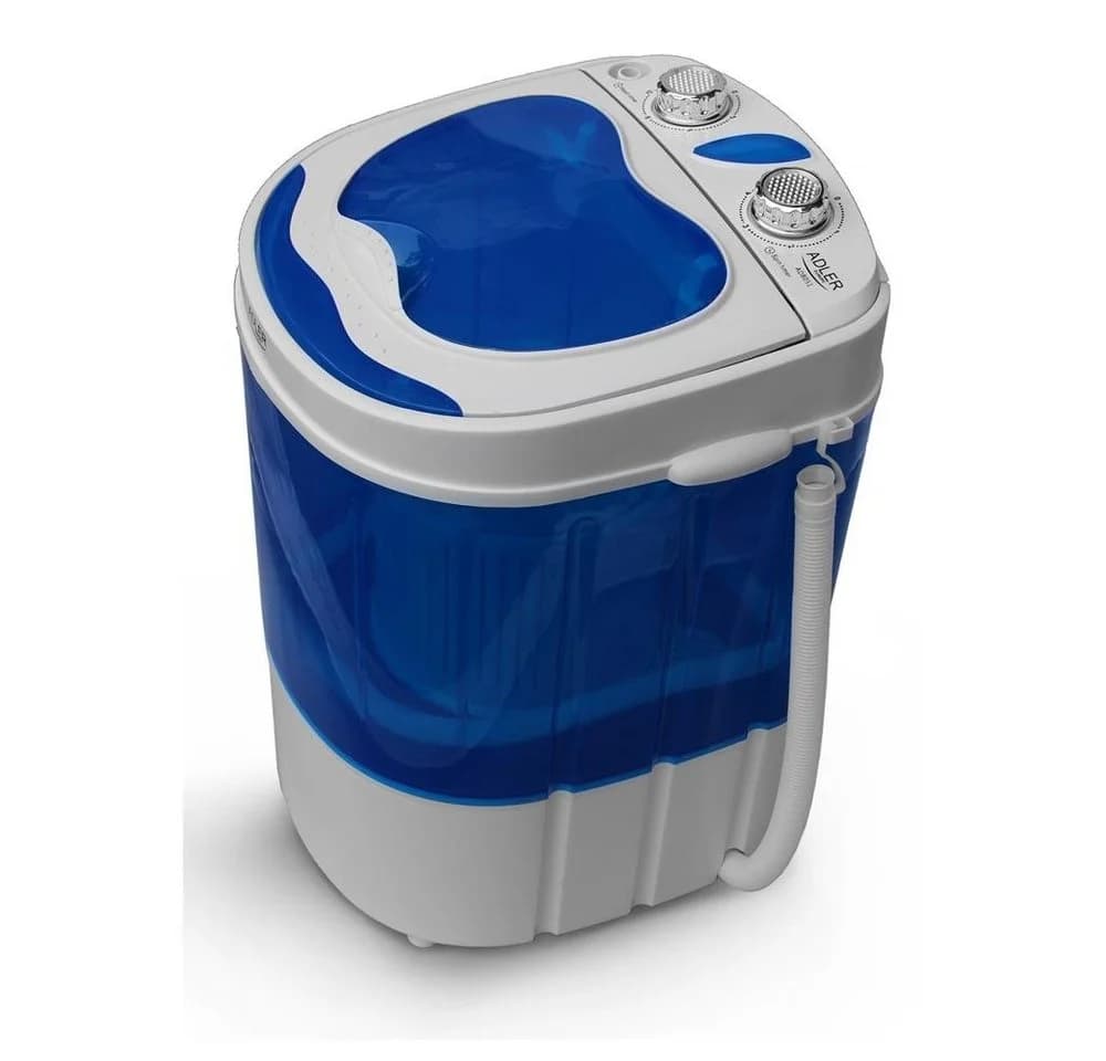 Adler Mini Waschmaschine AD 8051 mit Schleuder, 3 kg, blau/weiß - Bild 3
