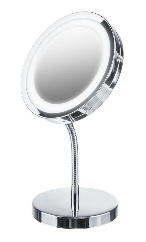 Adler Kosmetikspiegel AD 2159 LED beleuchtet 3-fach Vergrößerung Chrom