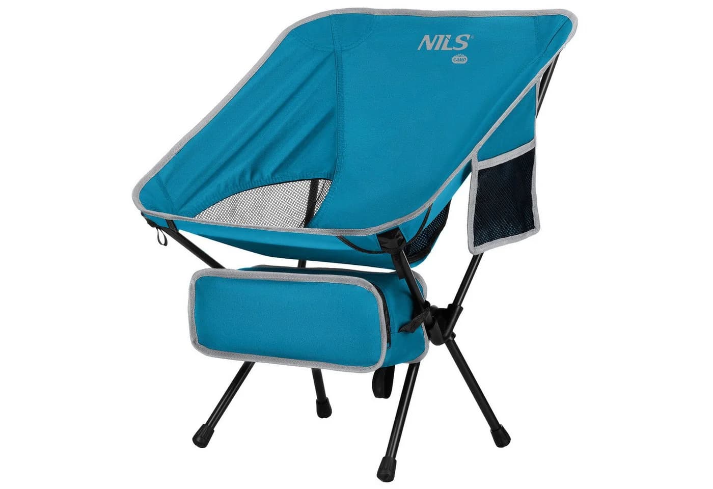 NILS CAMP Campingstuhl Ultraleicht Faltstuhl Blau 0,8 kg - Bild 3