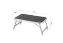 NILS CAMP Campingtisch klappbar Aluminium MDF kompakt Bild 3