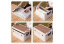 NILS CAMP Aufbewahrungsbox 2in1 Klappbare Campingkiste 32L mit Brett Bild 1