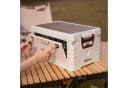 NILS CAMP Aufbewahrungsbox 2in1 Klappbare Campingkiste 32L mit Brett Bild 5