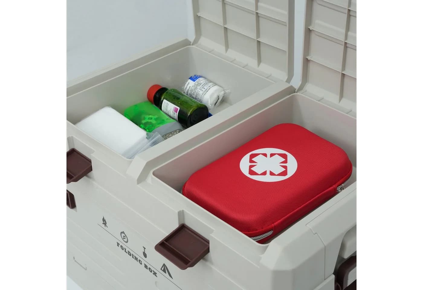 NILS CAMP Aufbewahrungsbox 2in1 Faltbar 50L Camping Outdoor - Bild 5