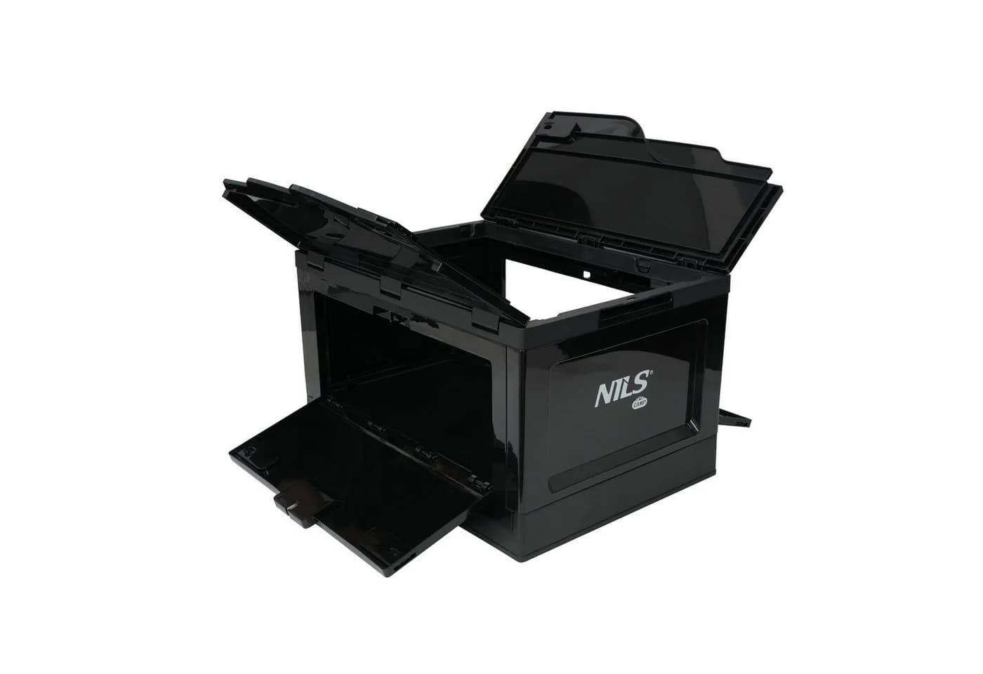 NILS CAMP Aufbewahrungsbox 2in1 Klappbar 50L mit Arbeitsfläche - Bild 5