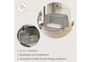 Lionelo Baby-Reisebett MILA Beige 2-in-1 mit Matratze Bild 4