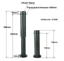 Prima-Online Möbelfuß Stützfuß verstellbar 15-24,5cm Kunststoff Bild 1