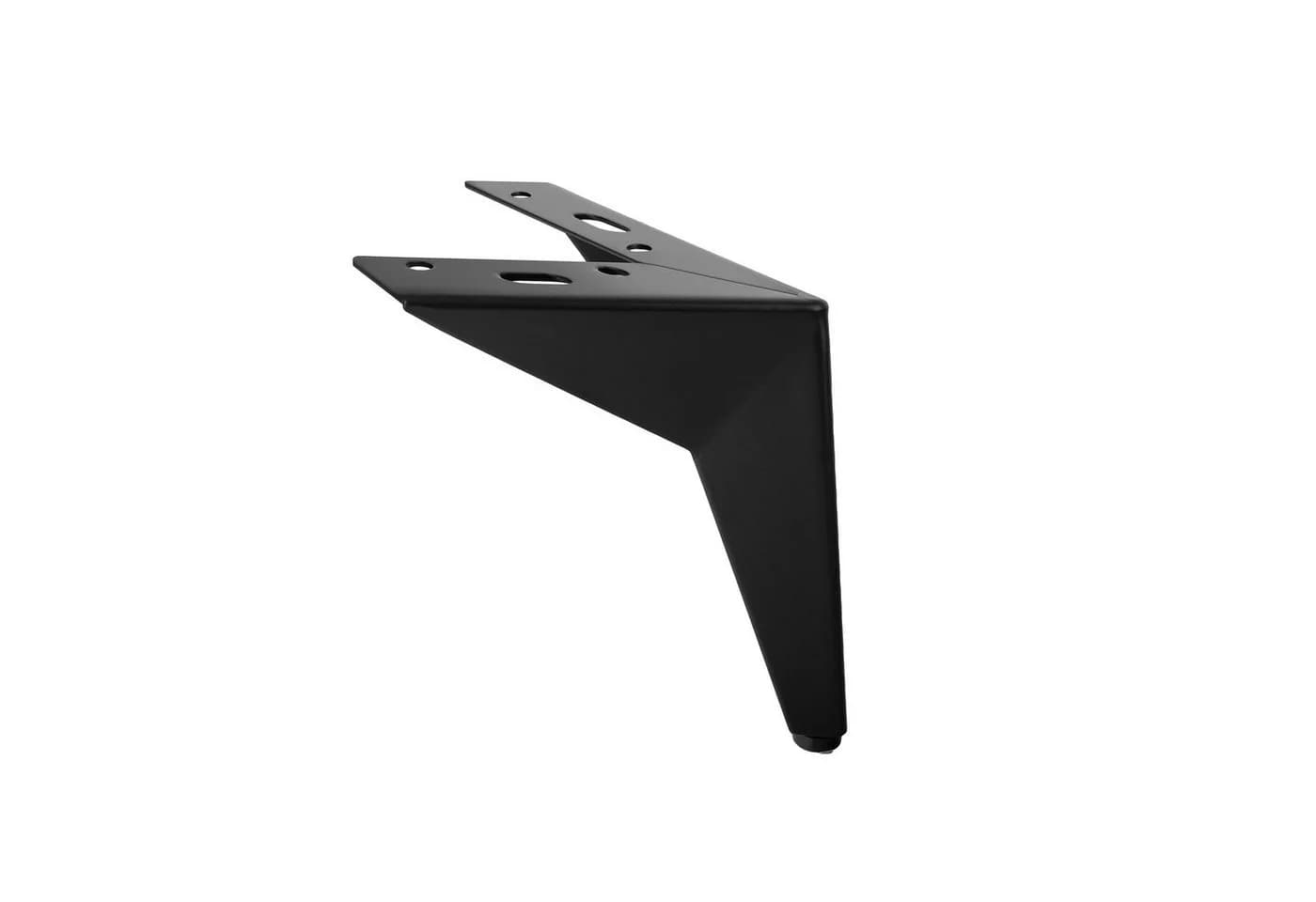 Prima-Online Möbelfüße 4er Set Stahl Modern Schwarz Matt / Chrom - Bild 3