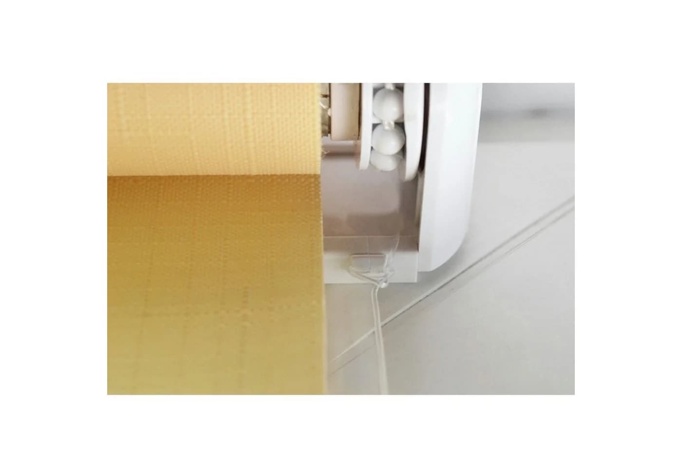 Stop Sun Mini Rollladen Mechanismus Fi17 Weiß/Braun mit Kette - Bild 5