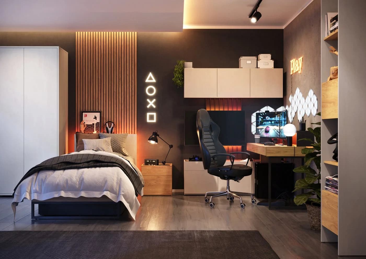 Compleo Jugendzimmer-Set Elegant Design TEEN FLEX Komplettzimmer