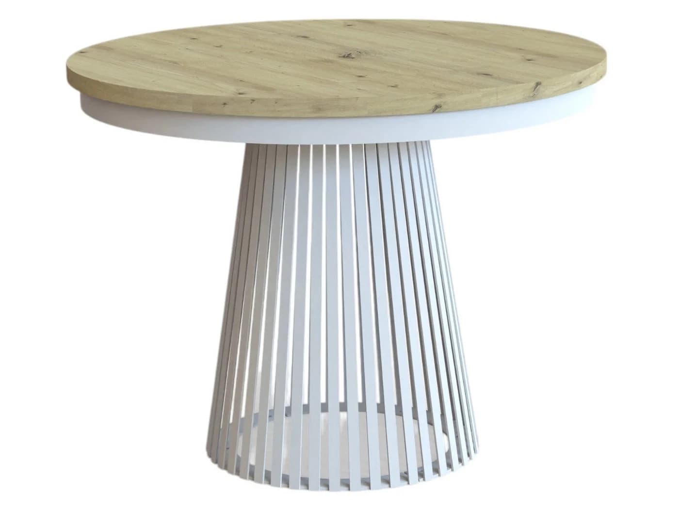 Compleo Esstisch Rund Ausziehbar Säulengestell Modern - Bild 2