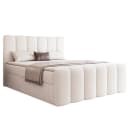 Compleo Boxbett BUBBLE Doppelbett Weiß Bouclé mit Bettkasten Bild 1