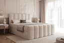 Compleo Boxbett BUBBLE Beige Polsterbett mit Bettkasten Bild 2