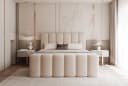 Compleo Boxbett BUBBLE Beige Polsterbett mit Bettkasten Bild 4