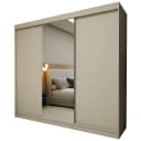 Compleo Schwebetürenschrank mit Spiegel Kaschmir Elegant Bild 1
