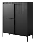 Compleo Hochkommode JULO Schwarz mit Push to open Funktion Bild 2