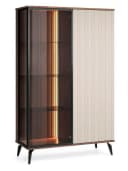 Compleo Standvitrine VIVIN Modern Zweiteilig Push-to-Open Bild 2
