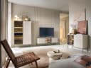 Compleo Kommode LINO Modern Loft Schwarz Glas Bild 3