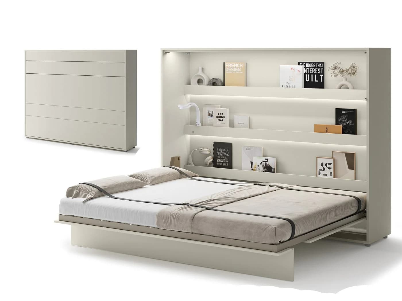 Compleo Schrankbett Lenart Wandklappbett mit Ablage - Bild 2