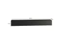 MOEBLINE TV-Lowboard FIVO 01 Schwarz 200 cm Bild 3