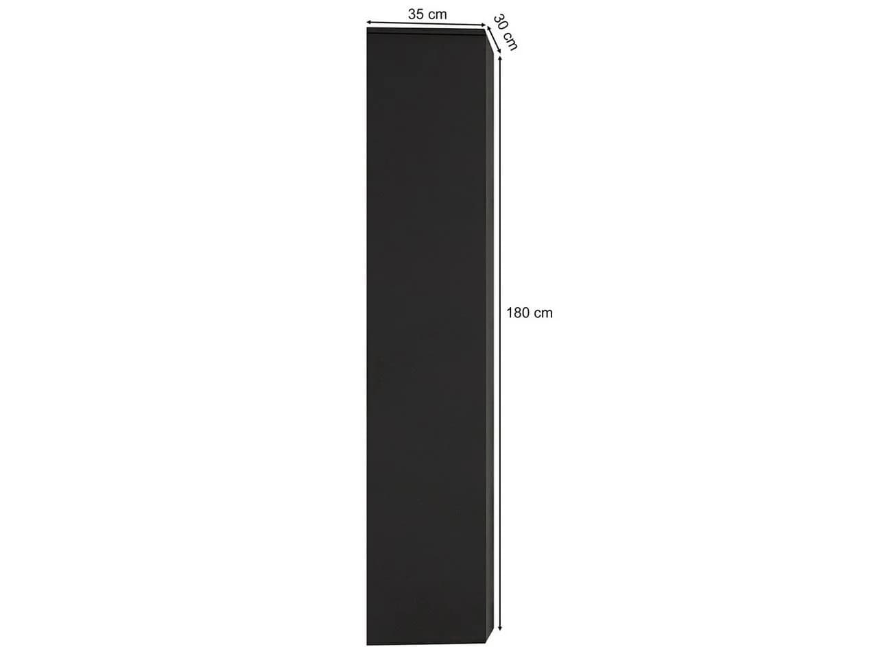 MOEBLINE Wandhängeschrank FIVO 02 Schwarz - Bild 3