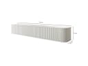 MOEBLINE Hängender TV Schrank ZILLO 215 Weiß Lowboard Bild 1