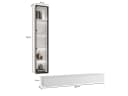 MOEBLINE Wohnwand FIVO 2 Weiß TV-Lowboard Vitrine Bild 4