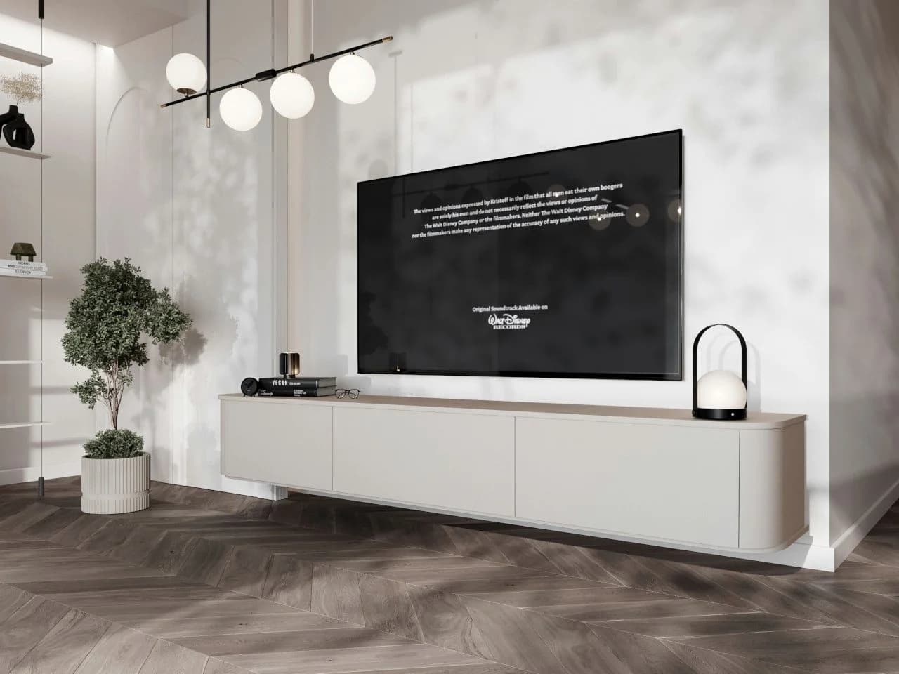 MOEBLINE TV Lowboard AZILLO 215 kaschmir Hängend - Bild 2