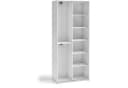 Beautysofa Garderobenschrank LANO mit Spiegel und Schiebetüren Weiß Bild 3