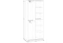 Beautysofa Garderobenschrank LANO mit Spiegel und Schiebetüren Weiß Bild 4