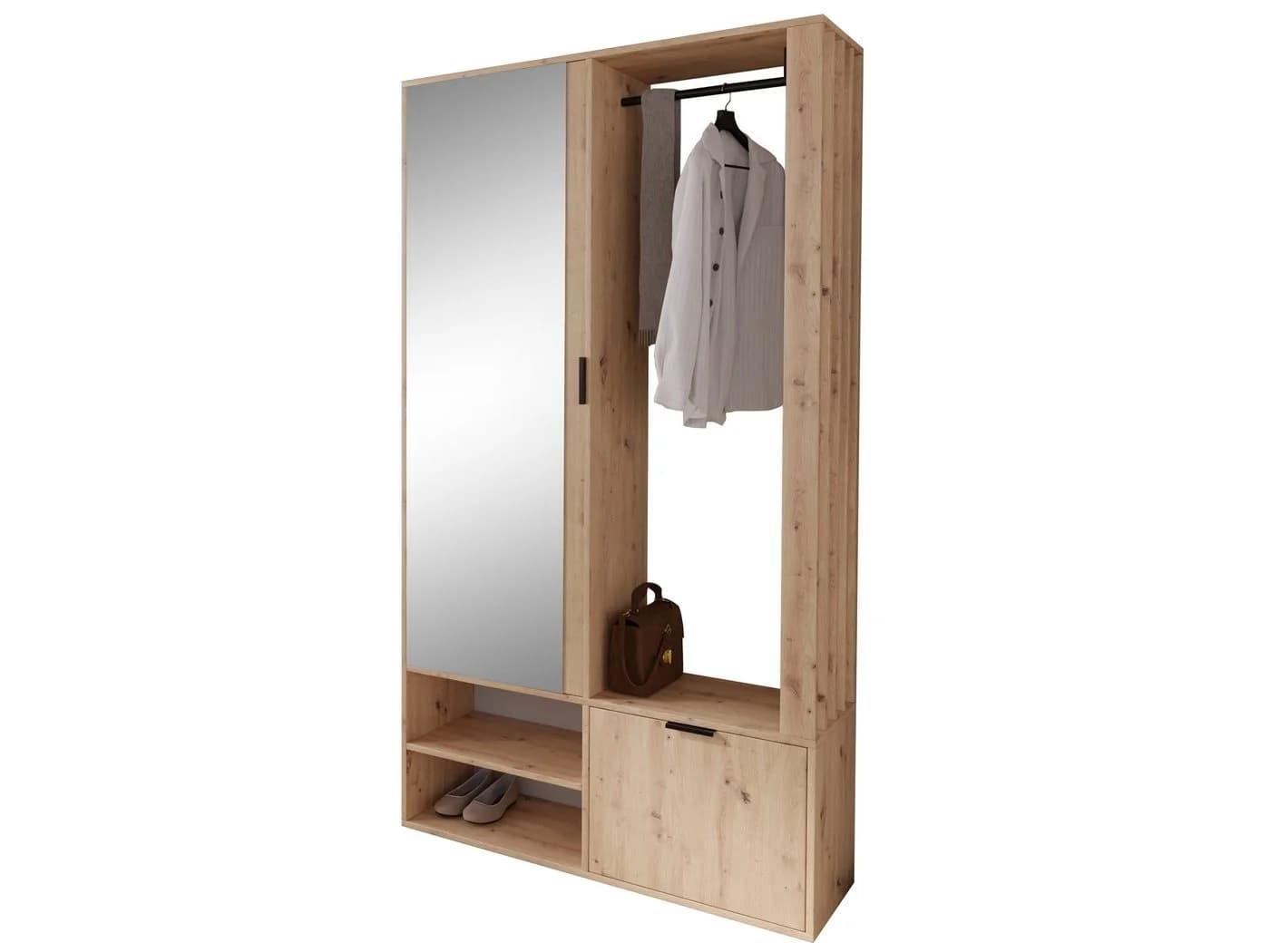 Beautysofa Garderobenschrank LIMO mit Spiegel und Soft-Close Funktion - Bild 2