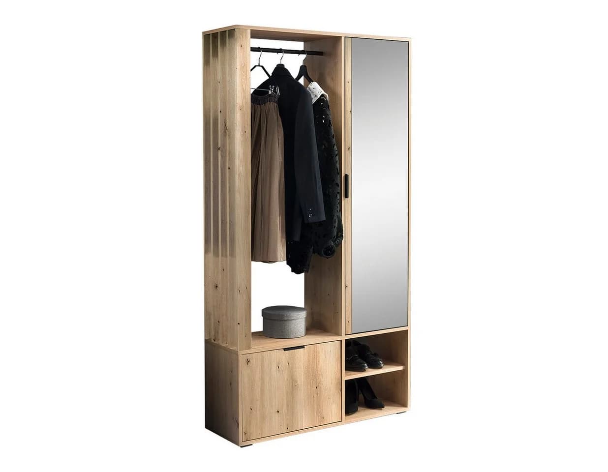 Beautysofa Garderobenschrank LIMO mit Spiegel und Soft-Close Funktion - Bild 4