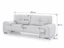 Modernes Sofagarnitur Omega-Set Kunstleder 3+2+1 Sessel Wohnzimmer Bild 4