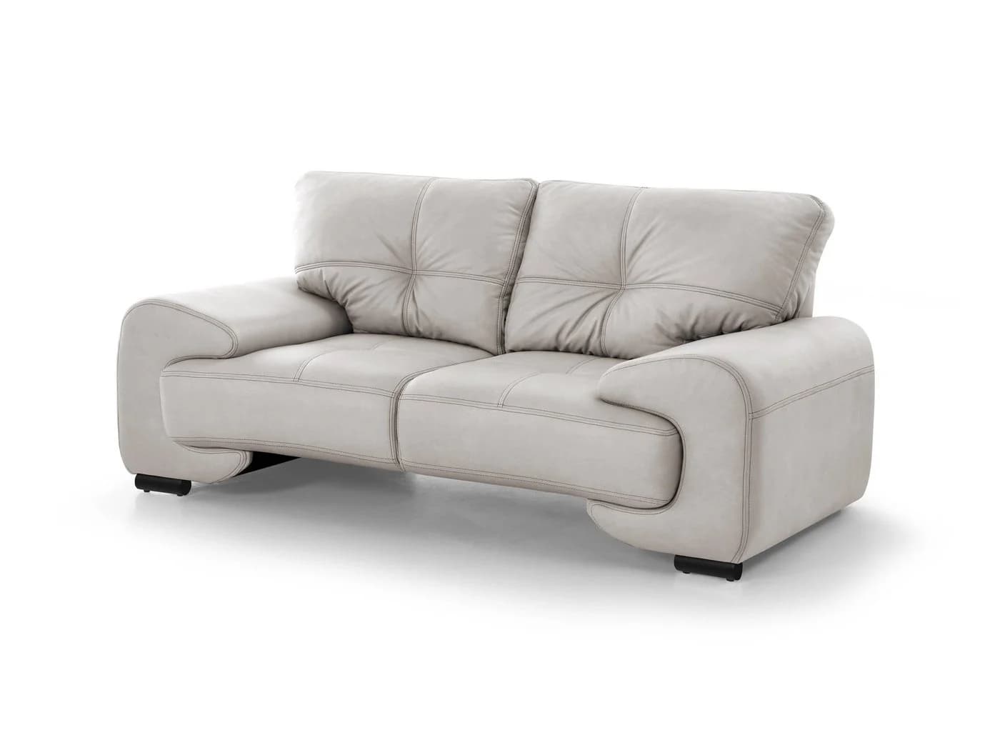 Modernes Sofagarnitur Omega-Set Kunstleder 3+2+1 Sessel Wohnzimmer - Bild 5