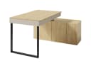 Beautysofa Schreibtisch LICO mit Kommode Beige Sand Bild 2