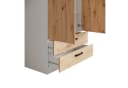 Kleiderschrank TREND 90x180x50 cm Laminat Bild 5