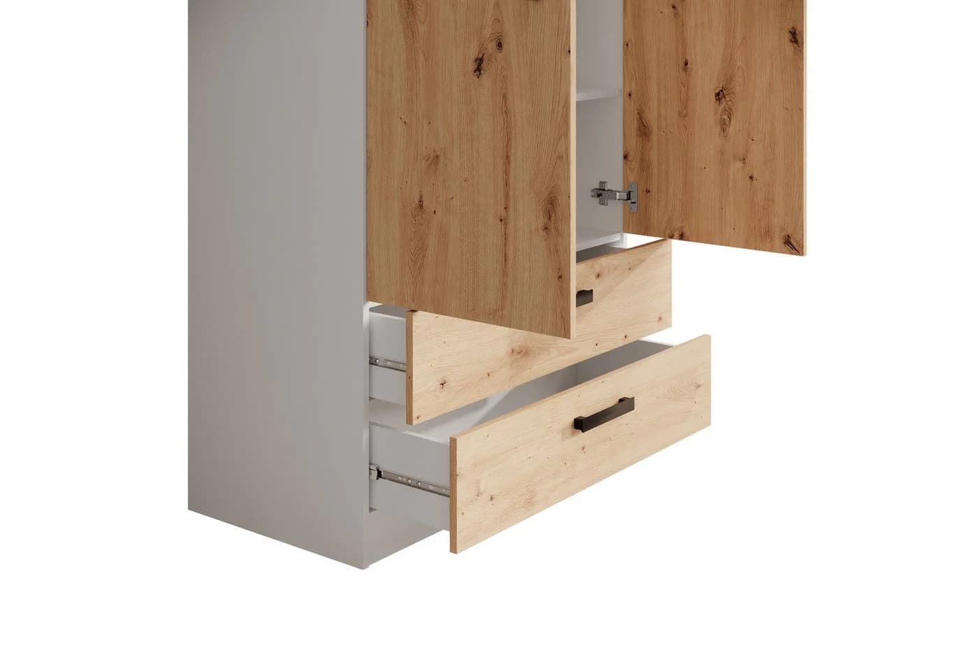 Kleiderschrank TREND 90x180x50 cm Laminat - Bild 5