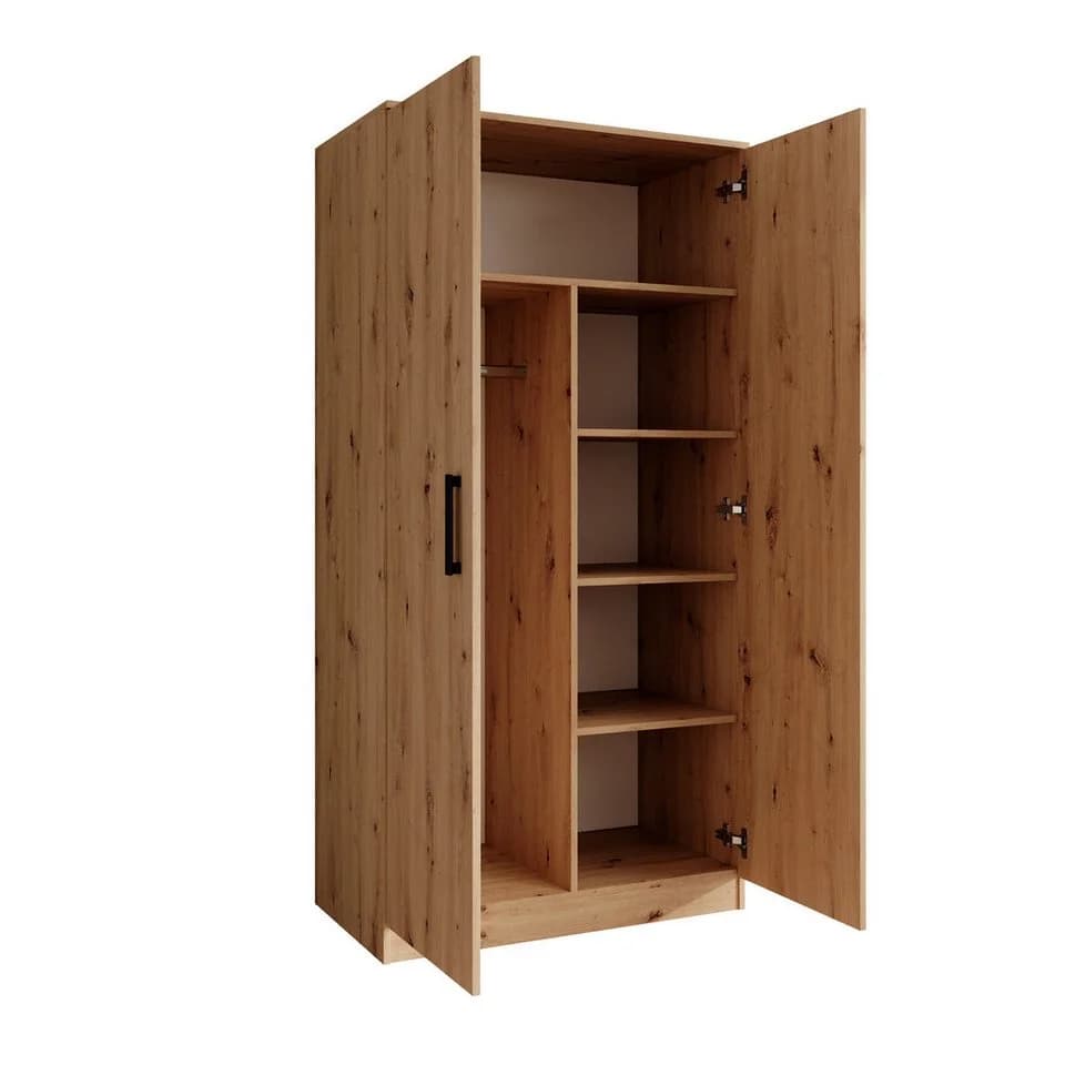 Beautysofa Kleiderschrank TREND 2-türig mit Selbsteinzug - Bild 4