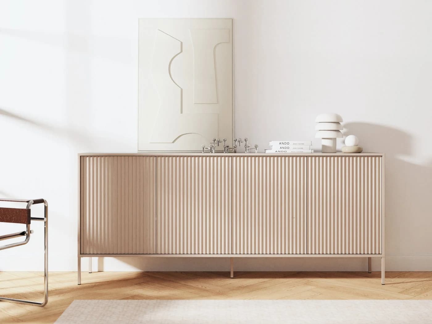 Beautysofa Kommode NOTO 200 cm mit 4 Türen Push-to-Open - Bild 2
