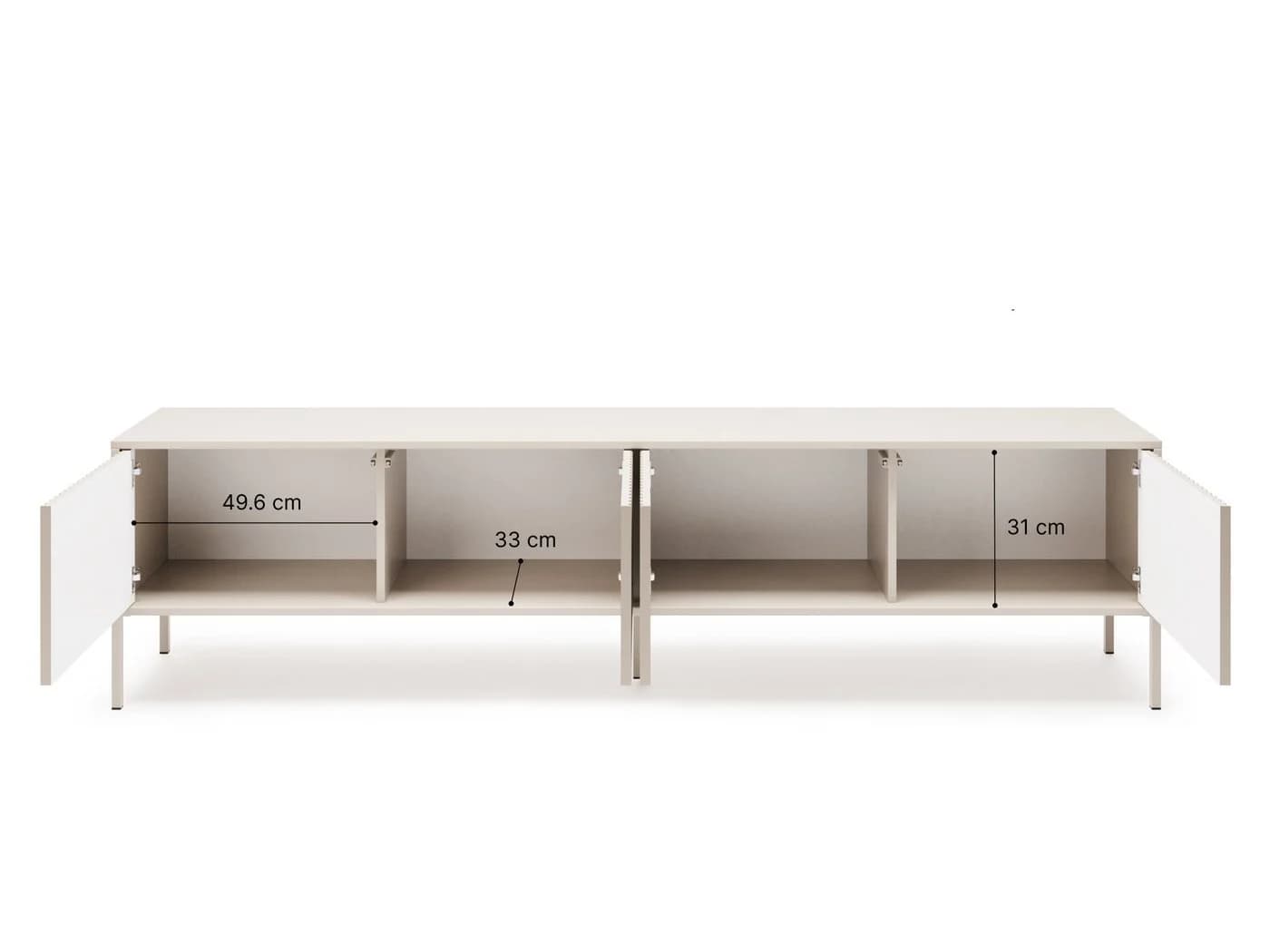 Beautysofa TV-Schrank NOTO 200 cm Moderner Stauraum für Wohnzimmer - Bild 3