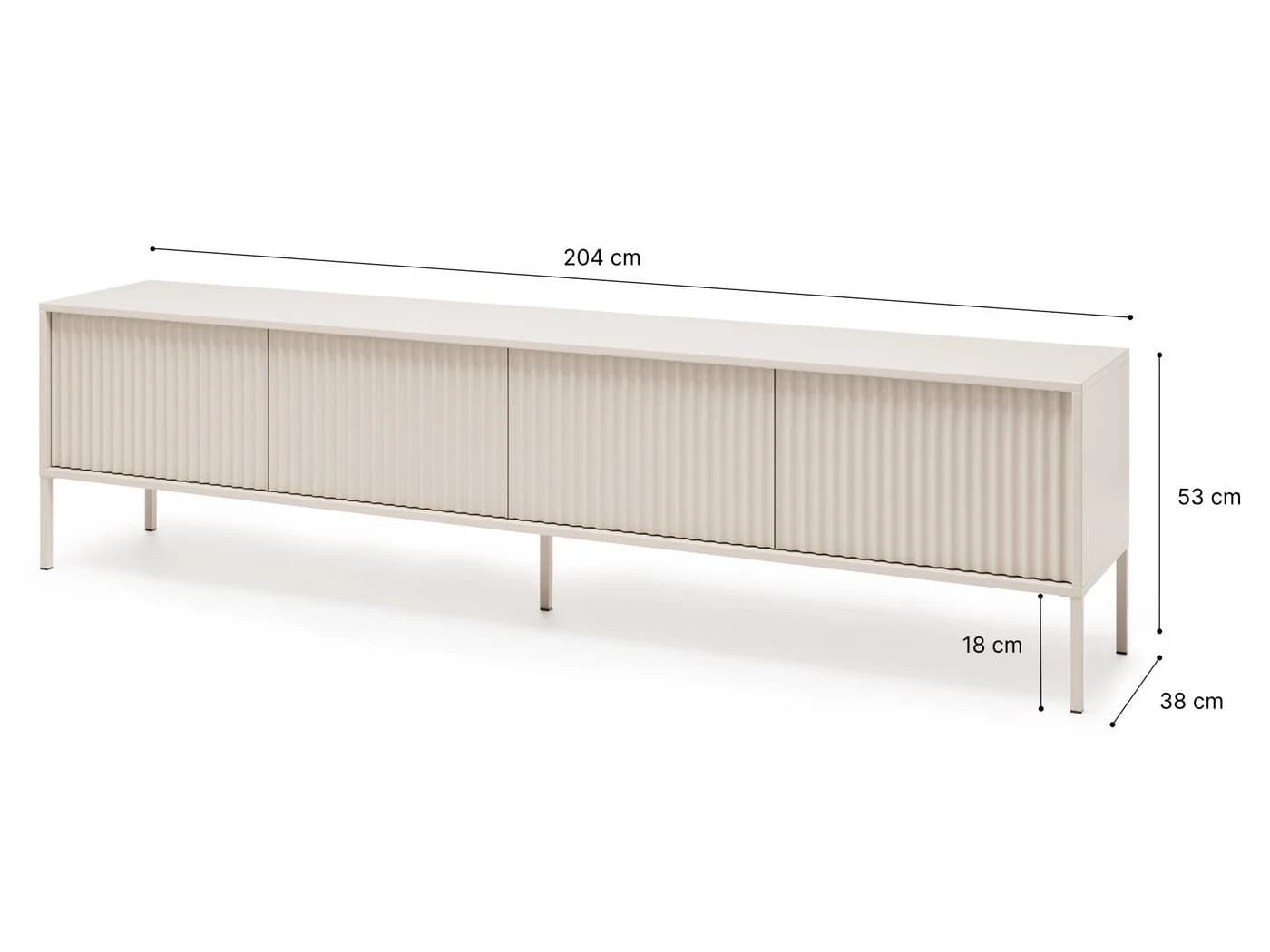 Beautysofa TV-Schrank NOTO 200 cm Moderner Stauraum für Wohnzimmer - Bild 5
