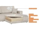 Beautysofa Ecksofa Porto mit Bettfunktion und Bettkasten Bild 4