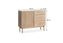 Beautysofa Kommode SAPPORO Japandi-Stil Push-to-Open 3 Schubladen Bild 1