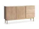 Beautysofa Kommode SAPPORO Japandi-Stil Push-to-Open 3 Schubladen 2 Türen Bild 2