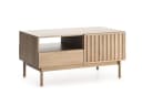 Beautysofa Couchtisch SAPPORO Japandi Beige Lamellenfront Bild 2
