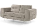 Beautysofa 2-Sitzer VENEZIA Relaxsofa Modernes Design Dunkles Grau Bild 1